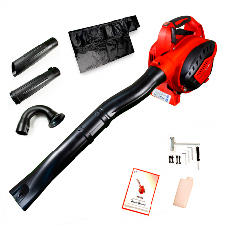 Soplador Aspirador Gasolina 26cc - PowerGround Ciclón
