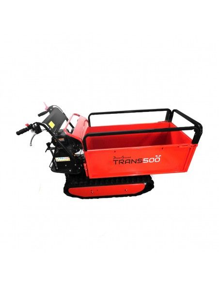 Carretilla de oruga gasolina 196cc 6,5cv - Powerground Trans 500